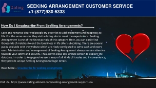 Seeking Arrangement suspended 1877-930-5333 Seeking arrangement customer support