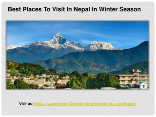 Nepal Tour Packages