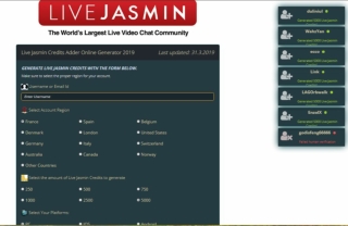 Live Jasmin Credits Adder Online Generator 2019