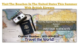 Explore Best Beaches In The USA With British Airways Flights