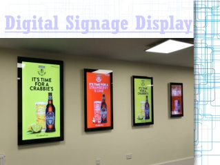 Digital Touch screen monitor signage singapore