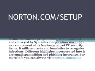 norton.com/setup- Download Antivurus