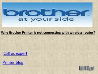 Why Brother Printer is not connecting with wireless router?