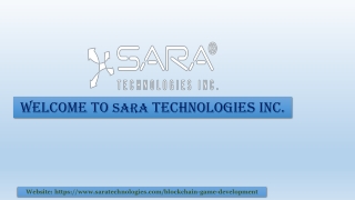 Blockchain Game Development Company In USA | Services - Sara Technologies