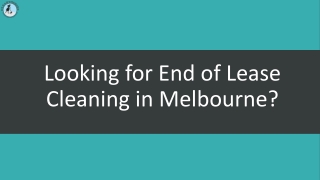Clean to Shine End of Lease Cleaning Melbourne