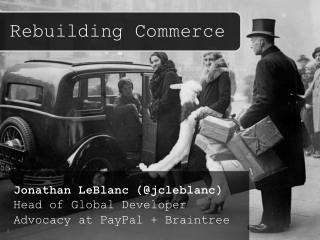 Rebuilding Commerce
