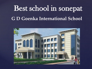 Best School in Sonepat, Haryana