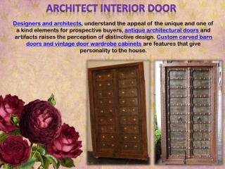 ARCHITECT INTERIOR DOOR