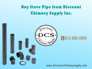 stove pipe at a low-cost price | Discount Chimney Supply Inc.