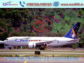 Hi-Tech Air Ambulance Service in Lucknow with ICU