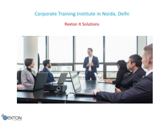 Corporate Training Institute in Noida, Delhi