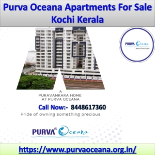 Purva Oceana provides luxury flats in Kochi