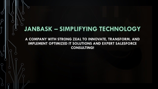 JanBask – Simplifying Technology