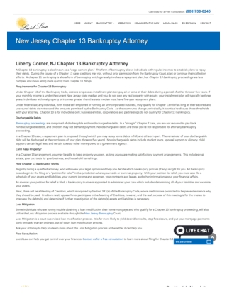 New Jersey Chapter 13 Bankruptcy Attorney