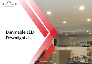 How Many Dimming Options Are There In Dimmable LED Downlights?