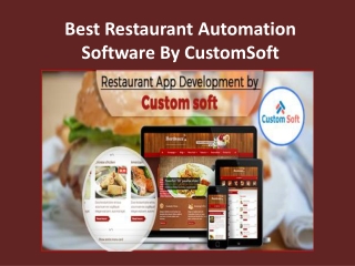 Restaurant Automation System by CustomSoft