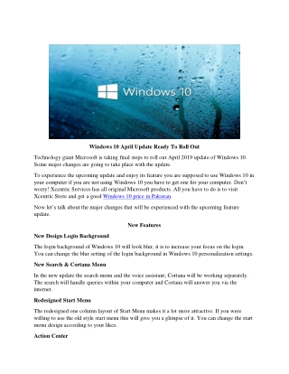updated Windows 10 price in Pakistan
