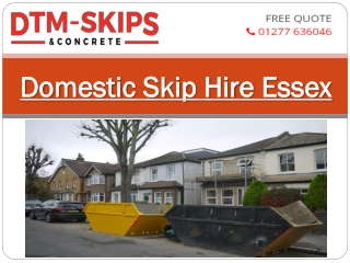 Domestic Skip Hire