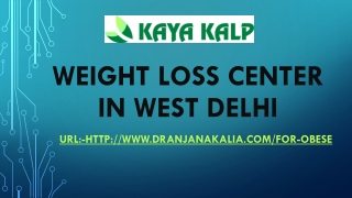 Weight Loss Center in West Delhi