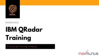 IBM Qradar Corporate Training