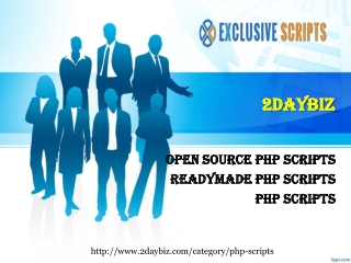 PHP scripts - Open source php scripts