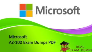 RealExamDumps AZ-100 Exam Real Dumps - AZ-100 Exam Dumps PDF Questions