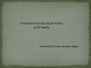 Buy Cali Kush Farms Seeds | Cannabis Seeds in London