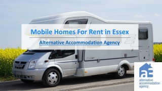 Mobile Homes For Rent in Essex