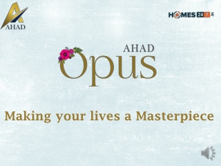 Ahad Opus Apartments in Sarjapurroad Bangalore|Homes247.in