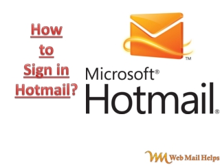 How to Sign in Hotmail?
