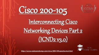 Cisco 200-105 Question Answers - Valid 200-105 Dumps PDF - Realexamdumps.com