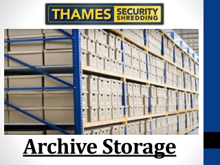 Archive Storage