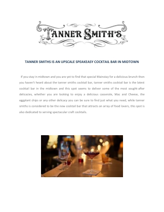 Tanner Smith’s