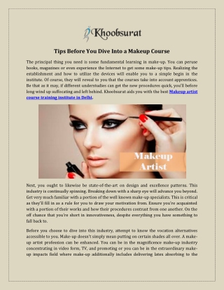 Makeup Course in Delhi, Makeup in Noida