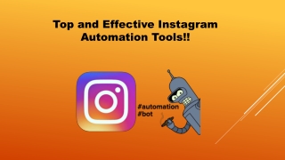 Top-most Instagram Automation Tools!!