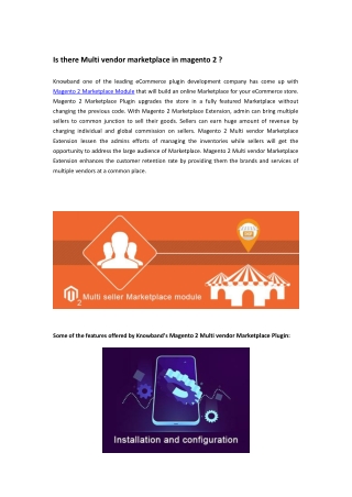 Magento 2 Multi vendor Marketplace Extension by Knowband