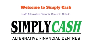 Bad credit loans and Short term & Cash advance loans Ontario | Simplycash