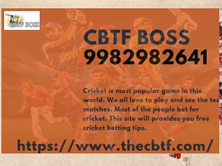 Free Cricket Betting Tips