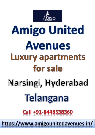 Amigo United Avenues provides luxury flats