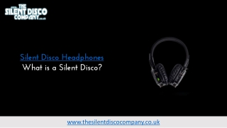 Silent Disco Headphones - dry hire and rental