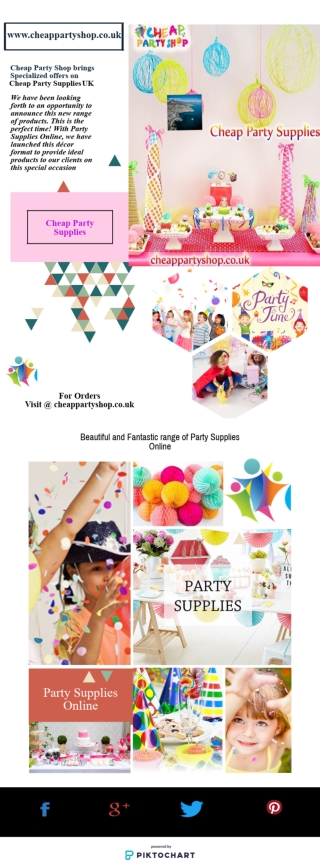 Cheap Party Supplies UK