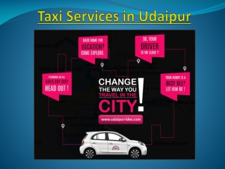 Taxi Services in Udaipur