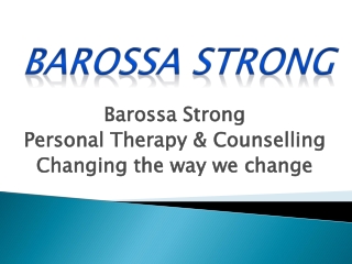 Barossa Counselling-Barossa Strong