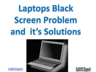 Laptops Black Screen Problem and it’s Solutions