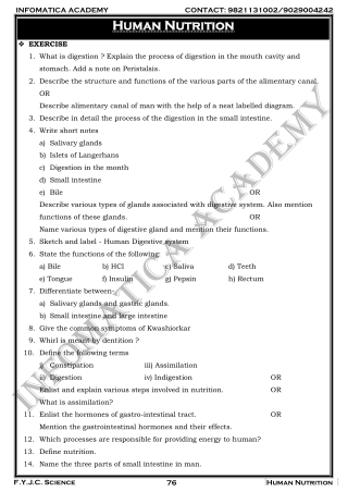 Human Nutrition