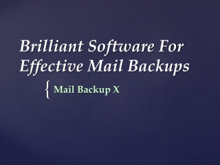 Outlook Backup Mac Software