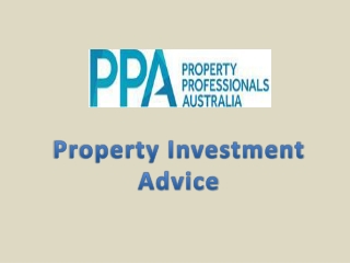 Property Investment Advice