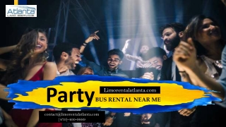 Cheap Party Bus Rental Near Me