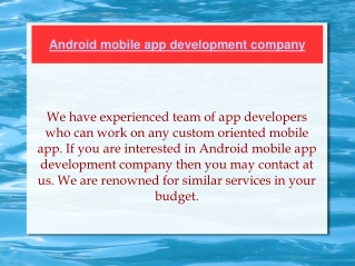 PHP Development Company 91-7696224488