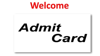Download Admit Card 2019-20, Latest Govt Jobs Call Letter/ Hall Ticket